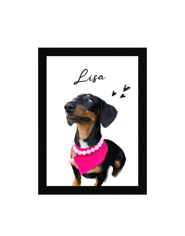 Quadro A4 - Capa - quadro pet personalizado cachorro gato loja presente - riodejaneiro-saopaulo-comprar- personapet