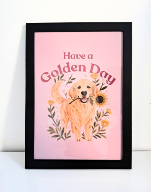 quadro-pet-personapet-ilustracao- goldenretriever-personapet
