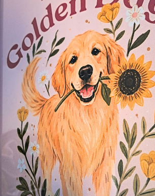 quadro-pet-personapet-ilustracao- goldenretriever-personapet